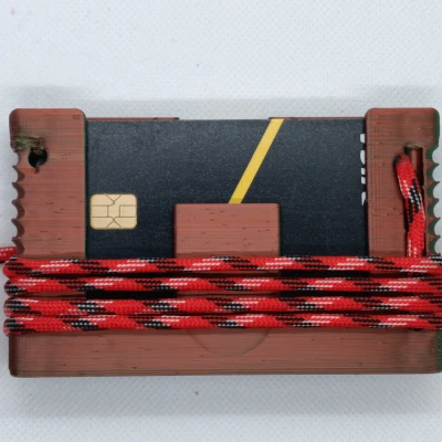 Ví đựng thẻ bằng dây dù có ngăn bí mật