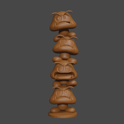 Mario Inspired, Goomba Tower, Tabletop DND thu nhỏ