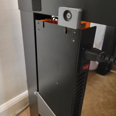 Móc Remix Chân Nguồn Delta PSU (đen) cho Tủ Prusa MK3S Lack