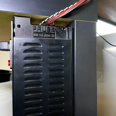 Phụ kiện Lồng kính Prusa MK3S Lack: Di dời Bộ nguồn Delta màu đen