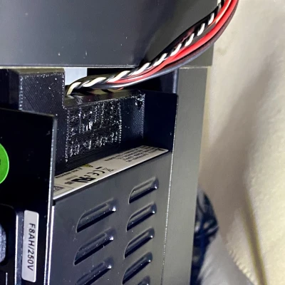 Phụ kiện Lồng kính Prusa MK3S Lack: Di dời Bộ nguồn Delta màu đen