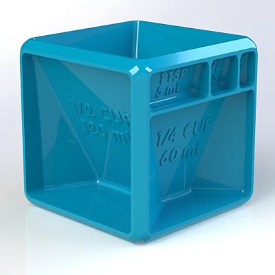 Bakercube - Khối đo lường đa năng cho nhà bếp và văn phòng