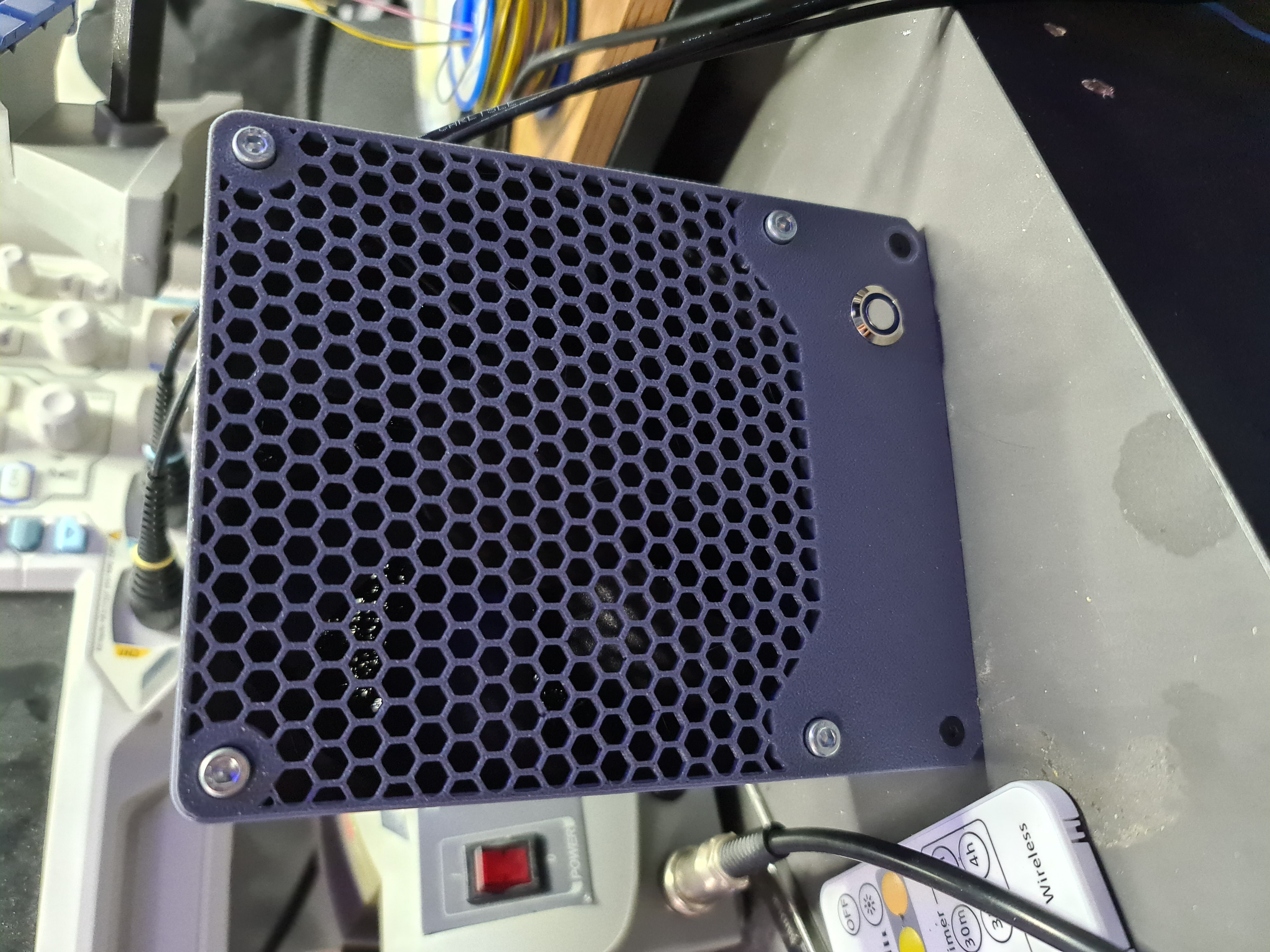 Máy Hút Khói Hàn 120mm Dùng USB C PD & ESP 32