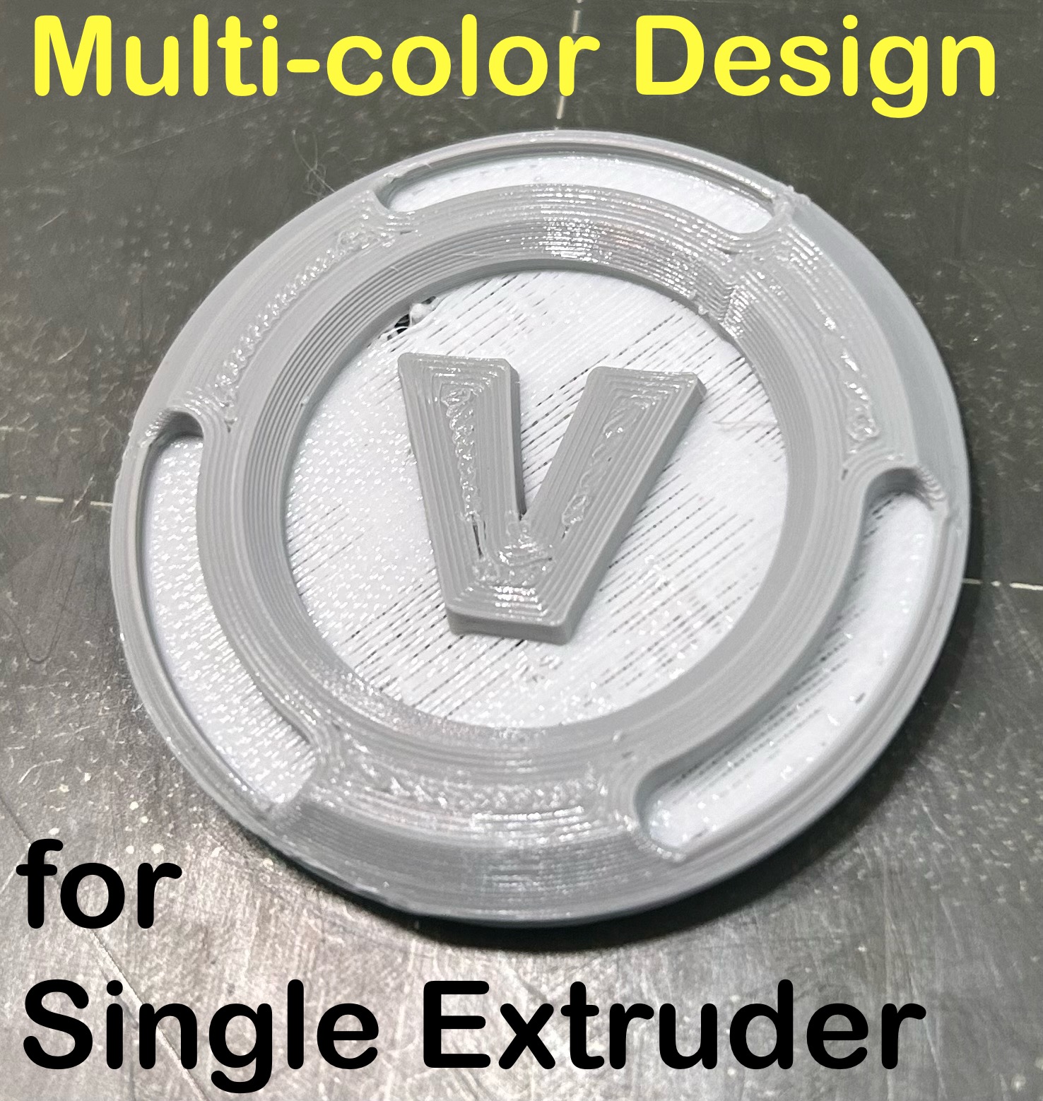 V buck Coin, thiết kế cho máy in 1 màu