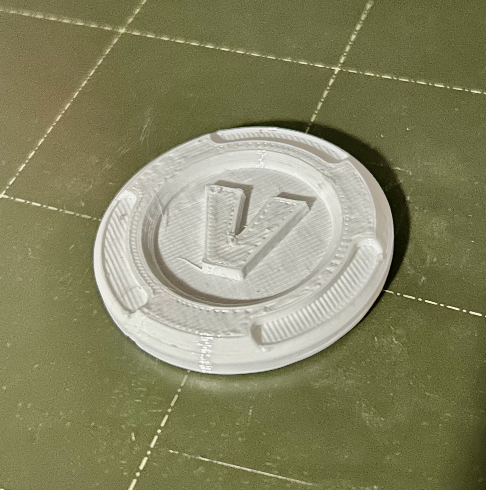 V buck Coin, thiết kế cho máy in 1 màu