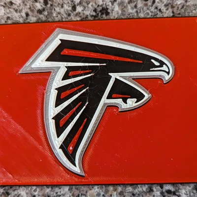 Biển Logo Đội Bóng Bầu Dục Atlanta Falcons NFL