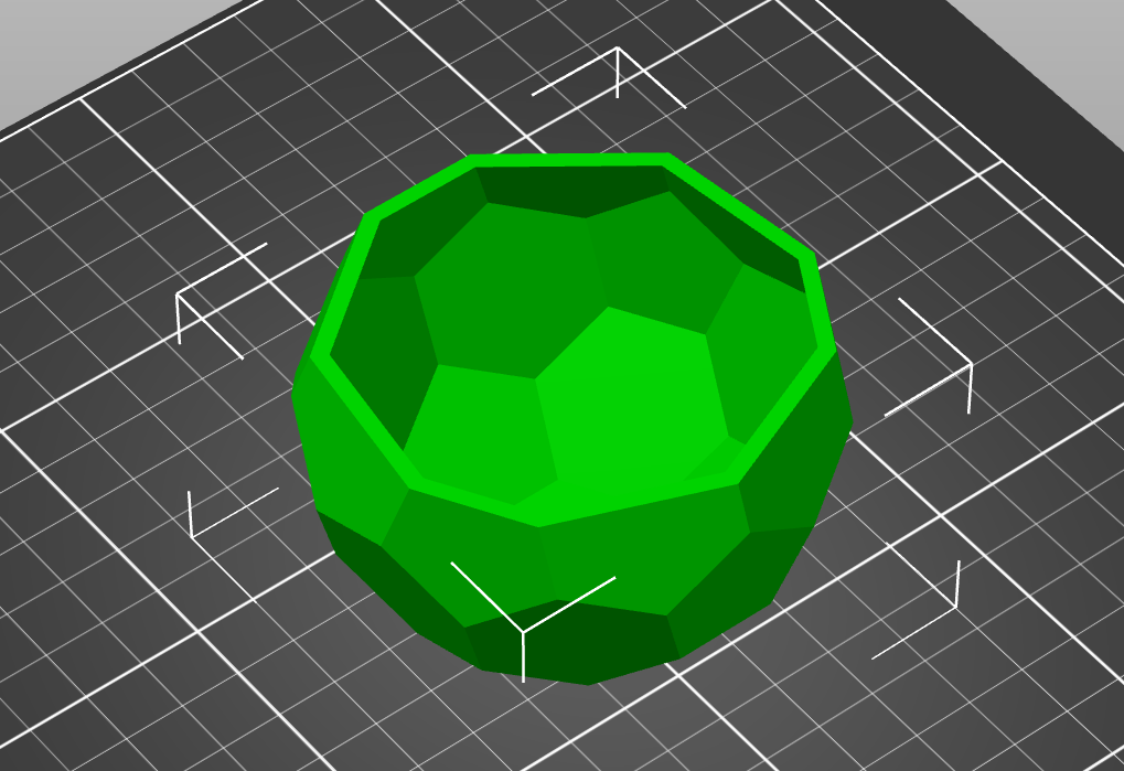 Chậu cây hình trái banh đá