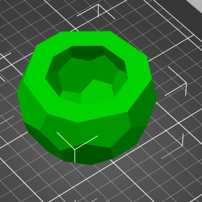 Chậu cây hình trái banh đá