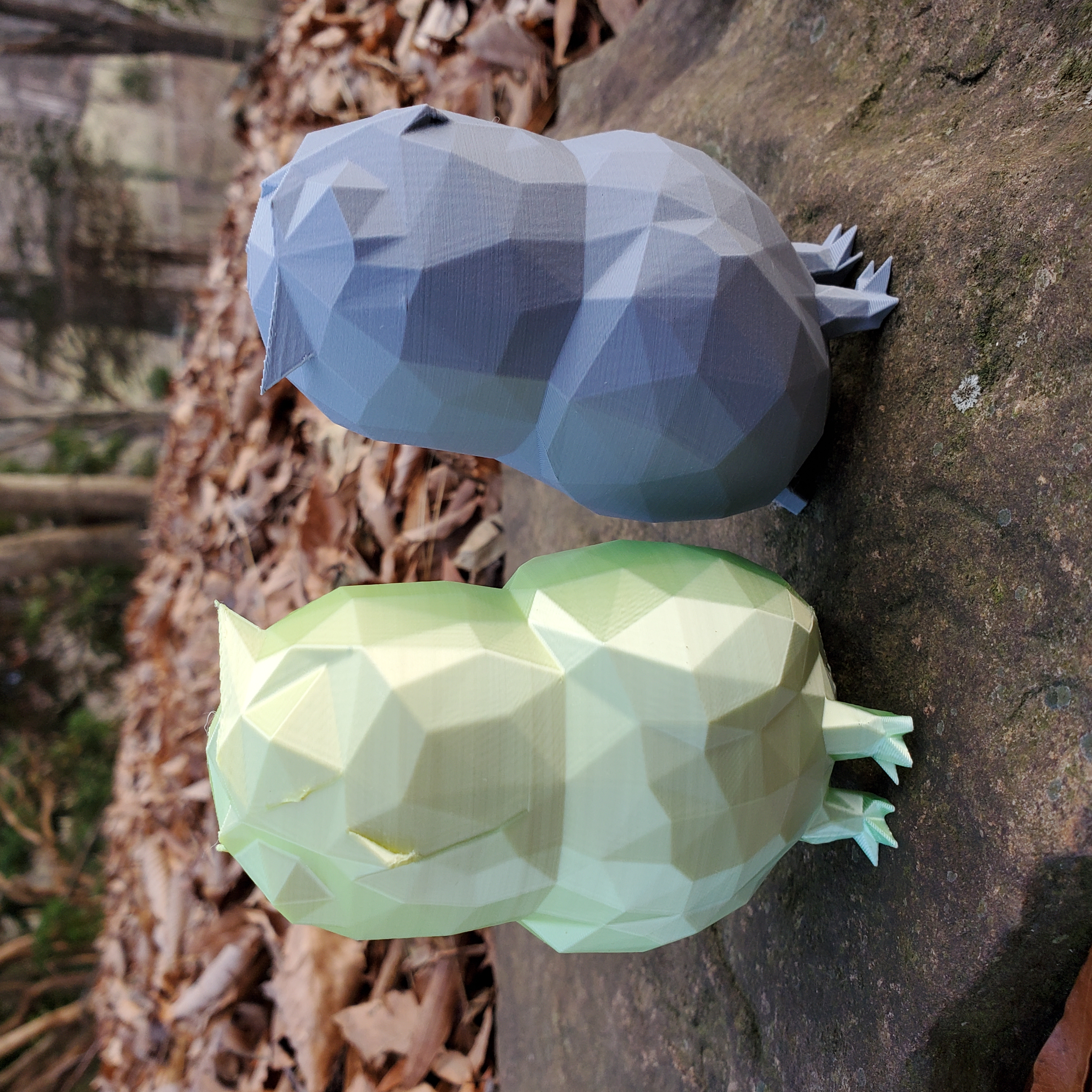 Mẫu Cú Lược Ảnh (Low Poly Owl)