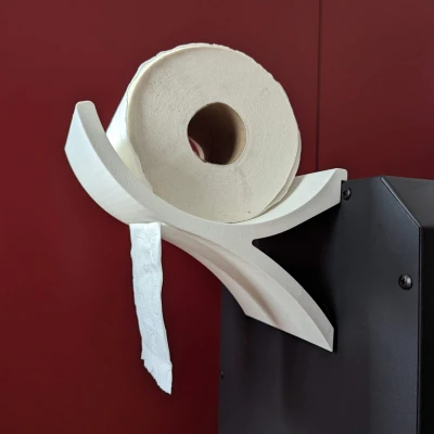 Giá đỡ giấy vệ sinh (kèm file Fusion360)