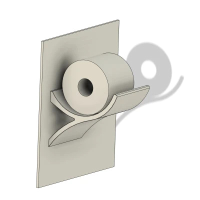 Giá đỡ giấy vệ sinh (kèm file Fusion360)