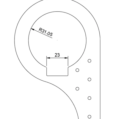 Voronoi Wall Outlet kệ phòng tắm [không khoan hoặc keo]