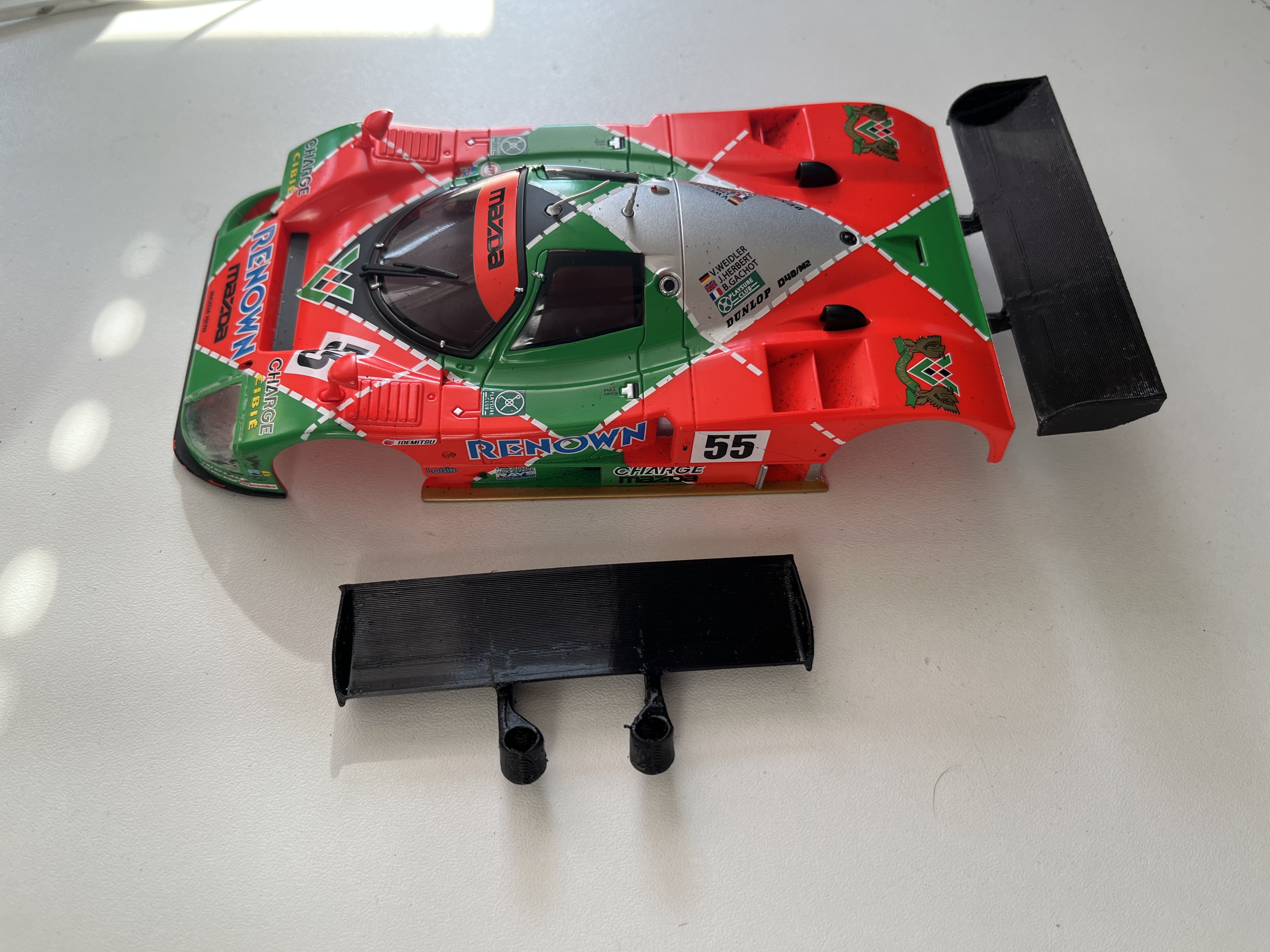 Cánh Gió Mini Z MR03 Mazda 787 "Bất Hoại"!!!!