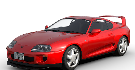 Mô hình xe Toyota Supra A80 1993 có ghế