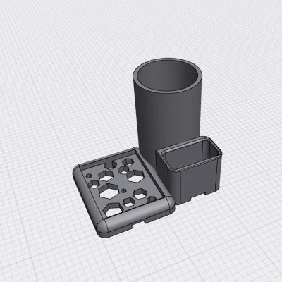 Hộp đựng đồ nhà tắm cho bàn chải, xà phòng và hơn thế nữa