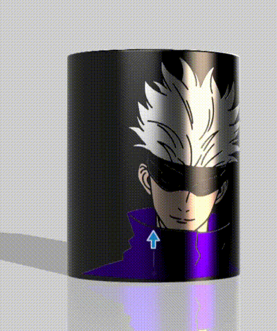 Chậu Cắm Bút Hình Satoru Gojo