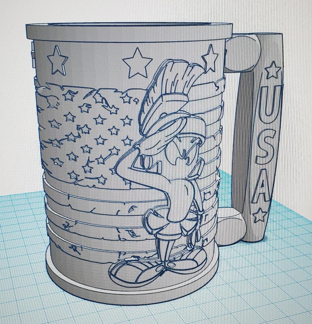 Marvin the Martian USA Mug