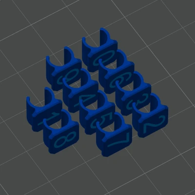 Tag được đánh số cáp mạng Ethernet