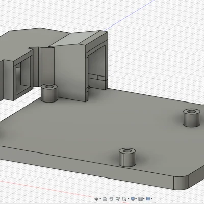 Giá đỡ quạt thổi cho Raspberry pi 3B BẢN THỬ NGHIỆM