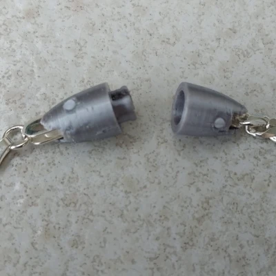 Đầu nối thùng cho chuỗi vòng cổ kim loại