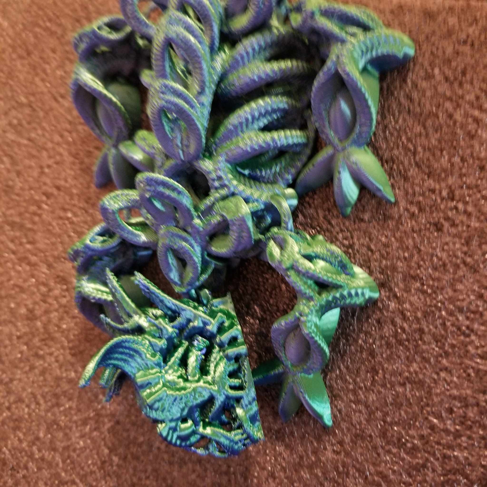 Rồng Thằn Lằn Dây Thừng Xoắn Shakaworld3D 180mm X 180mm