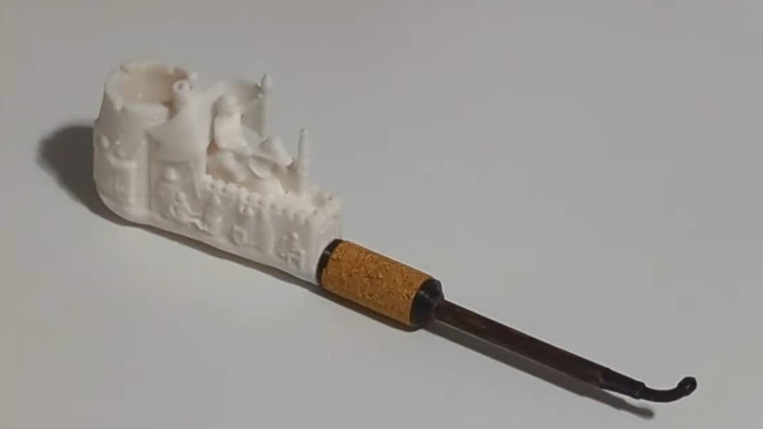 Tẩu Meerschaum từ Kho Báu Quốc Gia