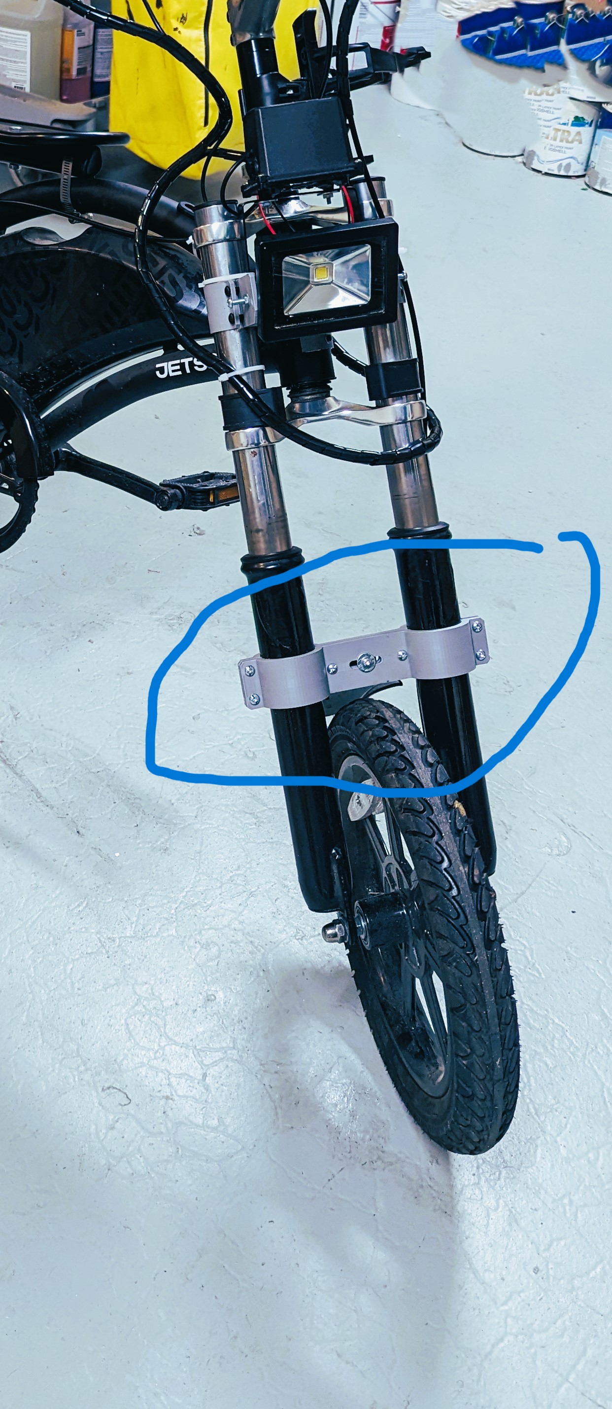 Pat Gắn Dè Xe Jetson Bolt Pro Dùng Phuộc MTB