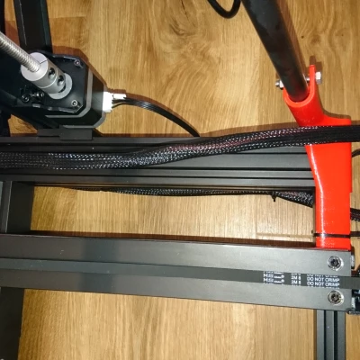 Anycubic Kobra 2 Max - Bảo vệ dây cáp