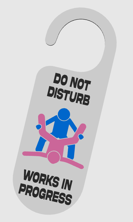 Đừng làm phiền sex 6 - Chữ trang trí