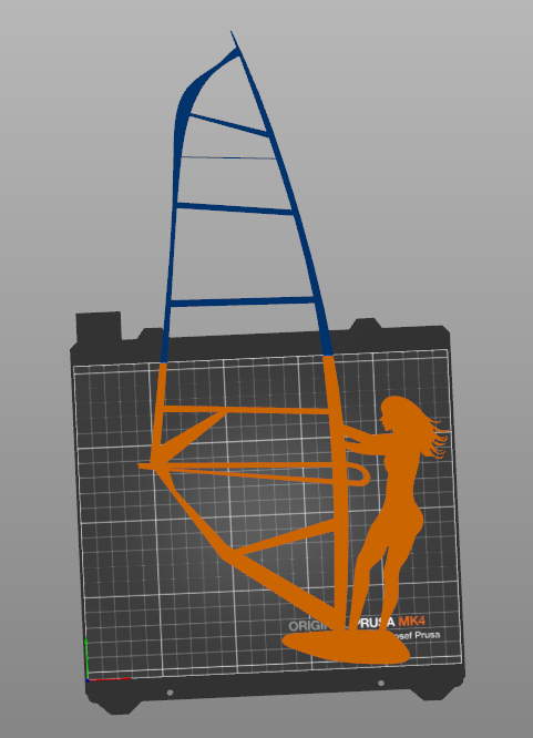 Tranh Treo Tường "Windsurfer-ka" - Cô Gái Lướt Ván Buồm