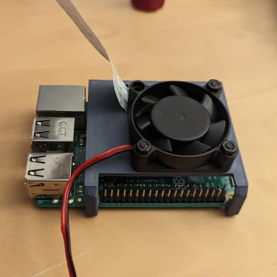 Giá Đỡ Quạt 40mm Kẹp Cho Raspberry Pi