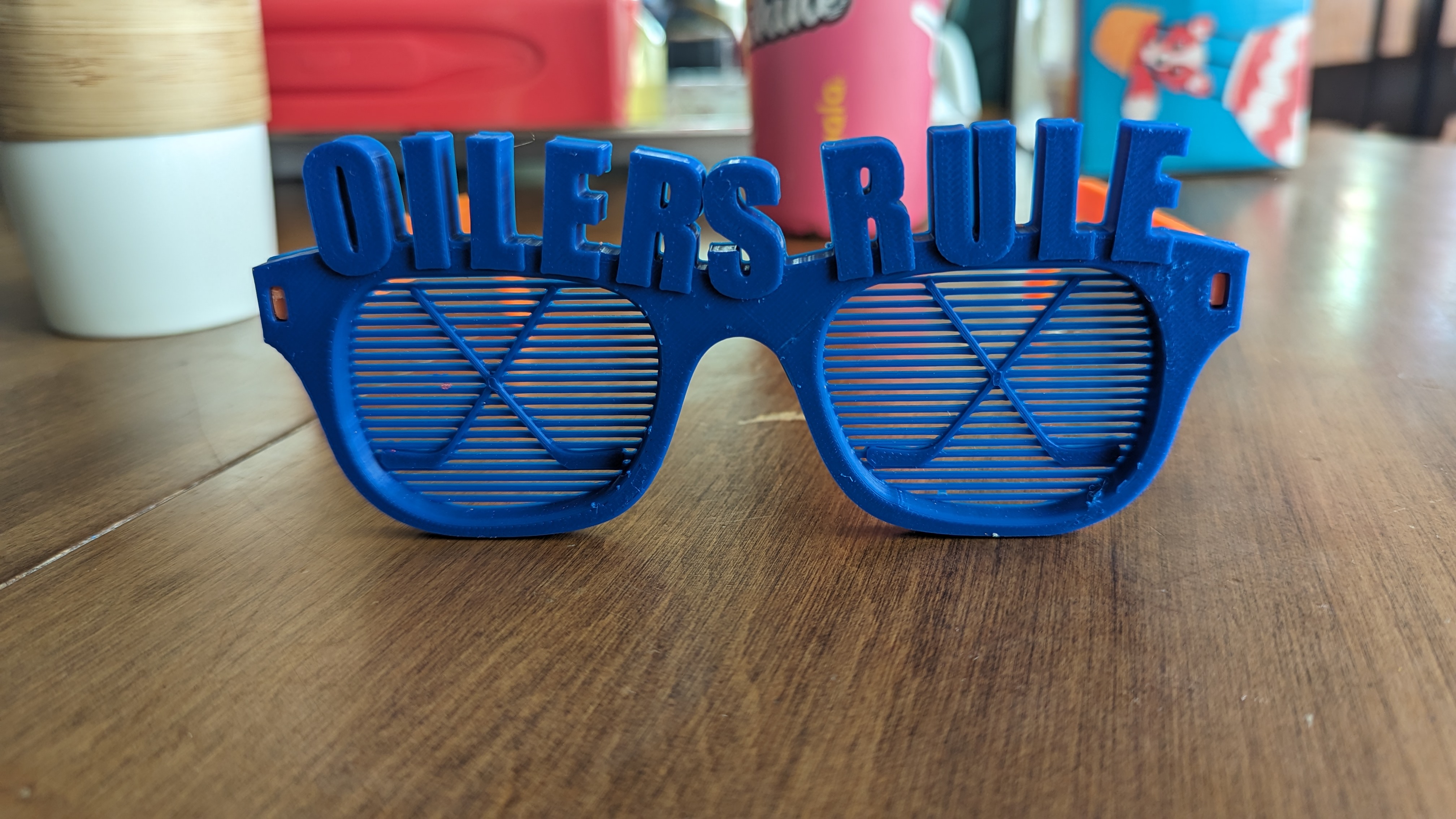 Kính In 3D Chủ Đề Oilers