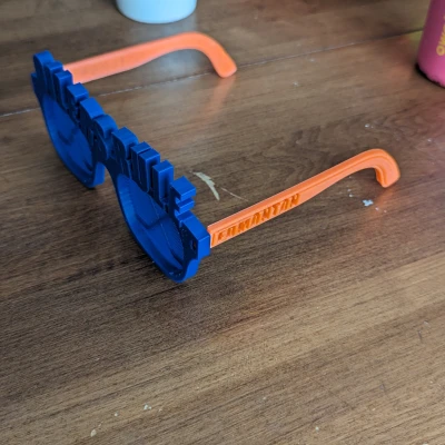 Kính In 3D Chủ Đề Oilers