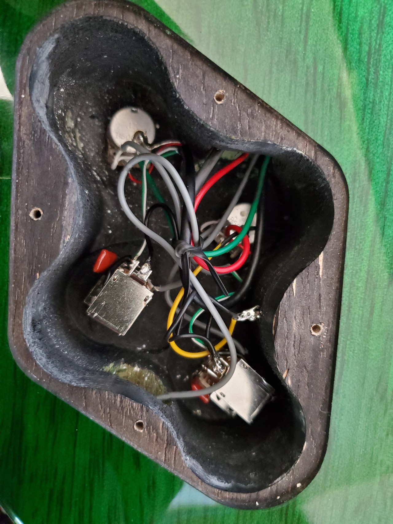 Khuôn Jig Đấu Dây Cho Đàn Guitar Điện Les Paul