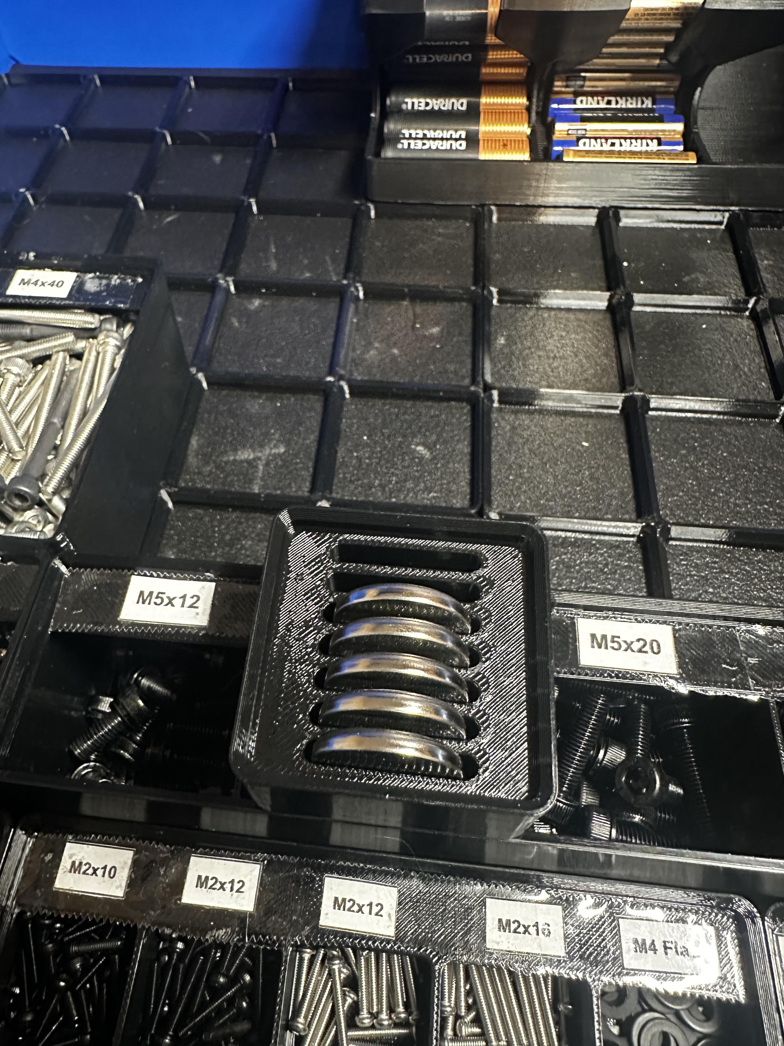 Giá đỡ pin Gridfinity (CR2032)