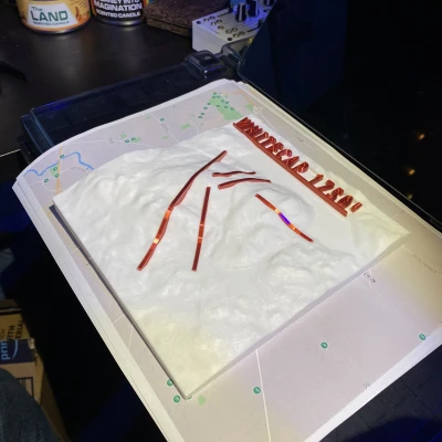 Mô Hình Đồi Trượt Tuyết Whitecap Mountain