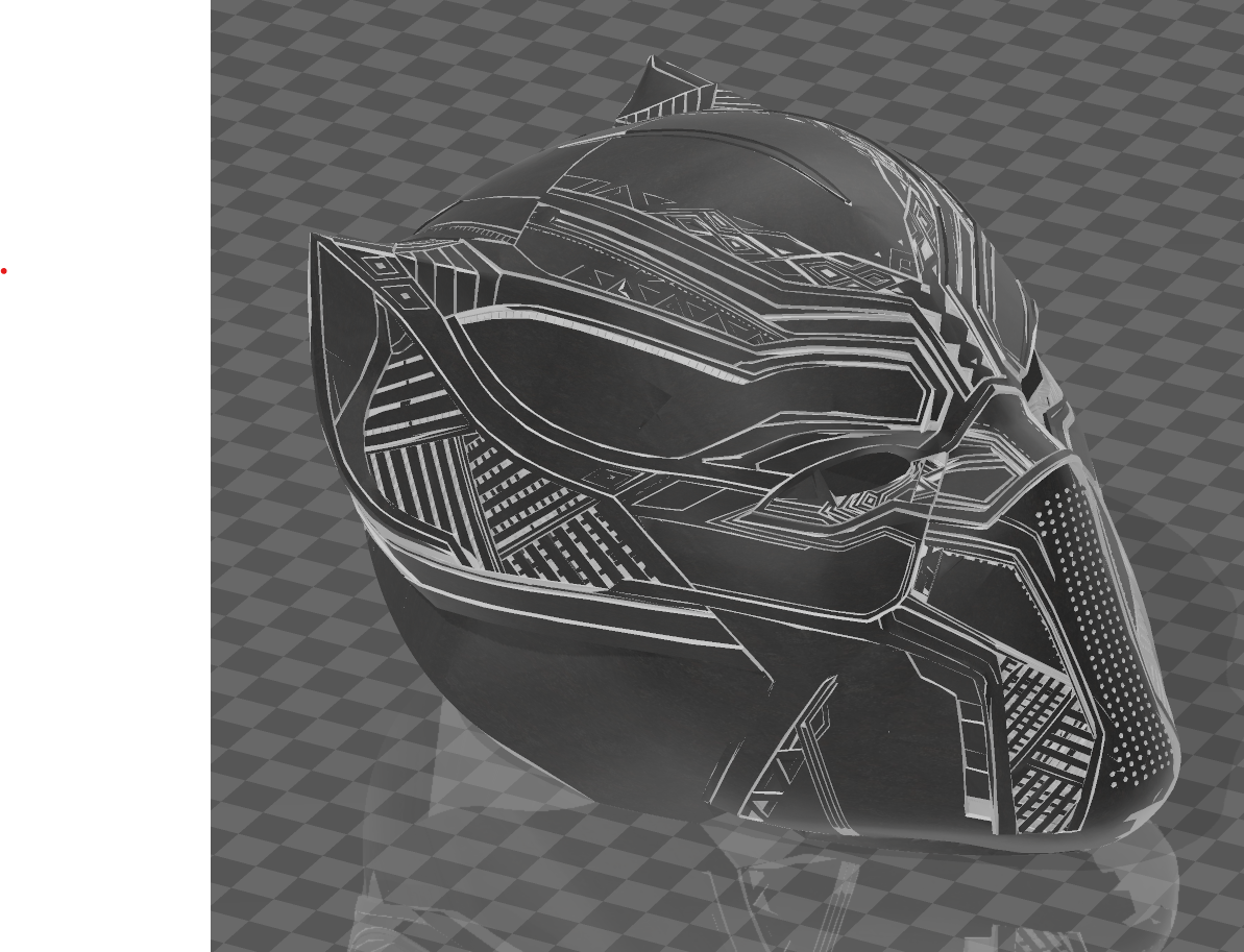 Đầu Black Panther Cho Dummy 13/Lucky 13