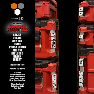 TAG & INSERT MILWAUKEE PACKOUT MỚI & CẢI TIẾN - CÓ THỂ THAY ĐỔI