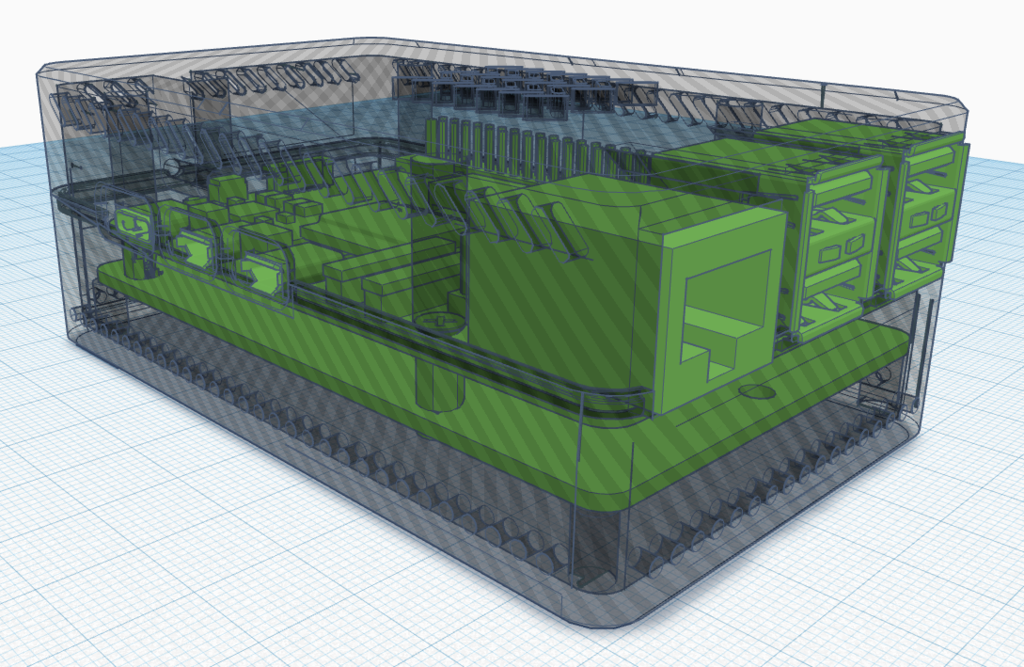 Vỏ Dưới Raspberry Pi 5 Cho Pineberry HatDrive