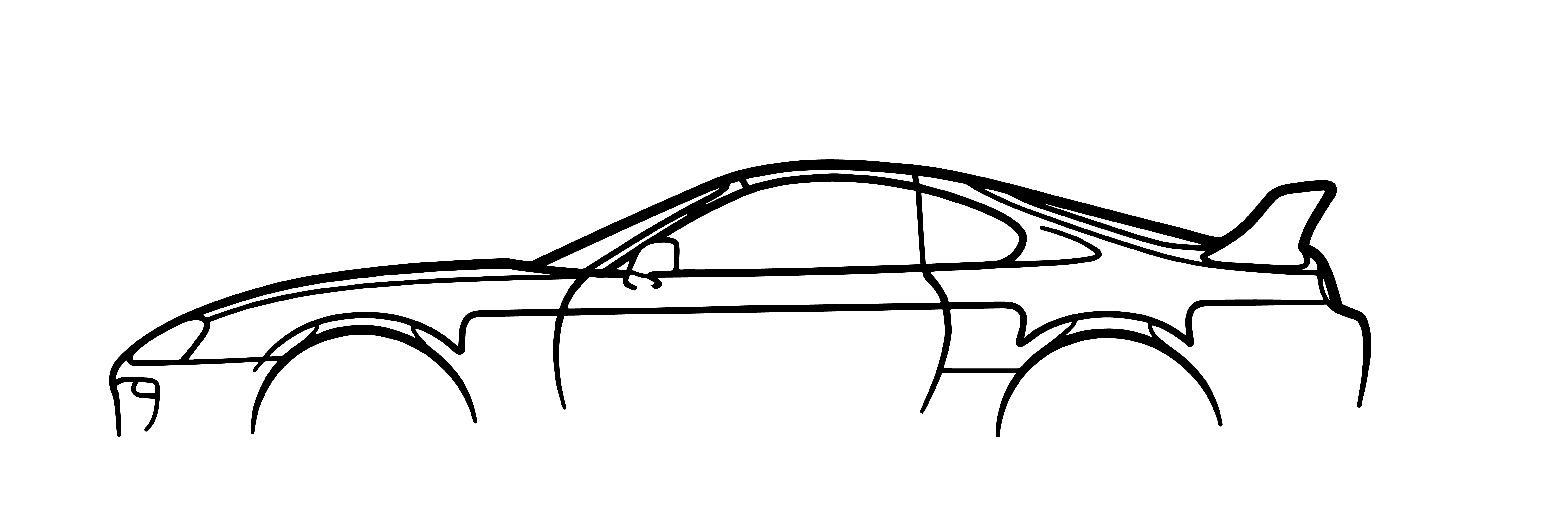 Tranh Treo Tường Hình Bóng Toyota Supra Mk4