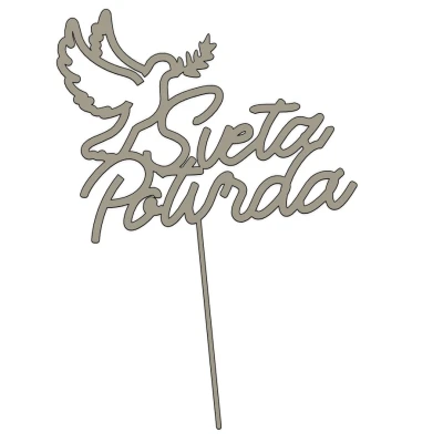 Topper Bánh Kem Lễ Thêm Sức