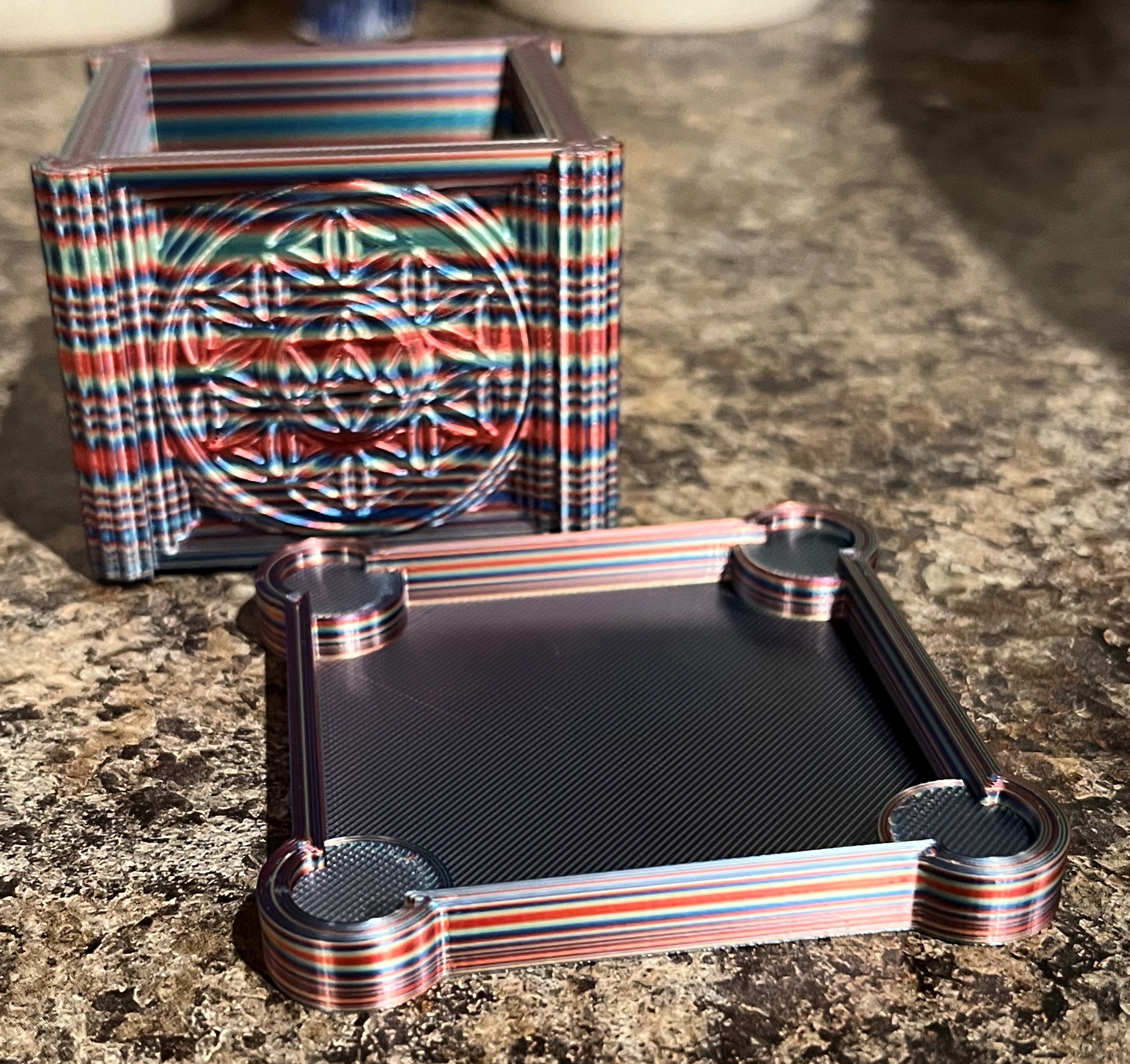 Chậu Cây Merkaba và Hoa Văn Cuộc Sống