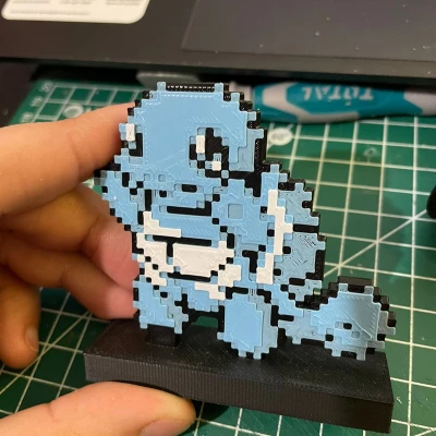 Rùa Xanh 8bit Cổ Điển - Không Phải Squirtle