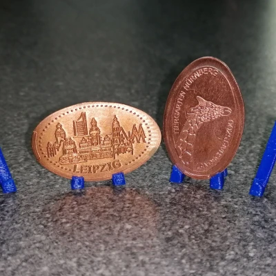 Giá đỡ trưng bày Đồng xu dài / Đồng xu ép