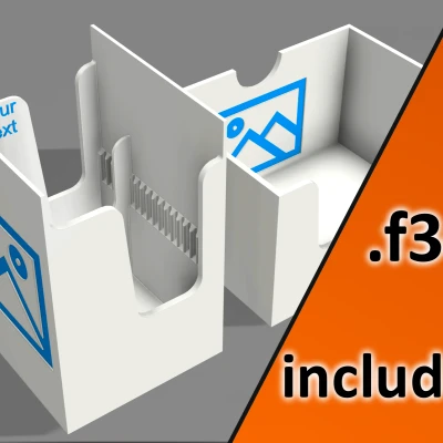 Khay Đựng Thẻ, Parametric Có Vách Ngăn