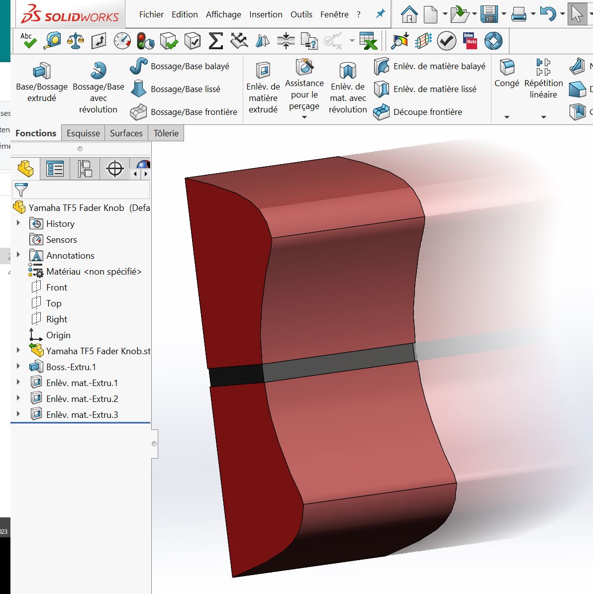 Nút thay thế cho Fader