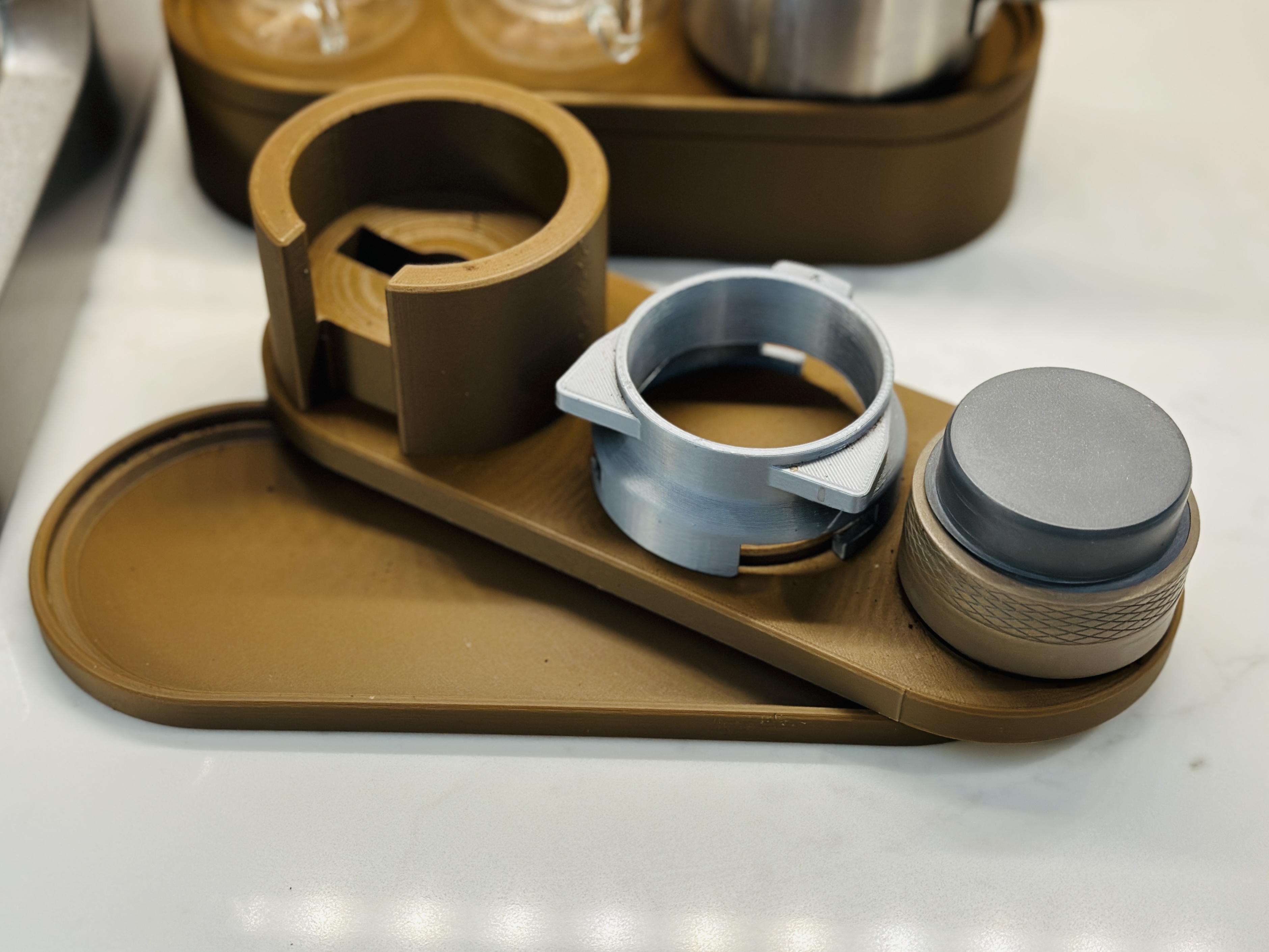 Trạm Tamping Espresso Breville có khay và lưu trữ