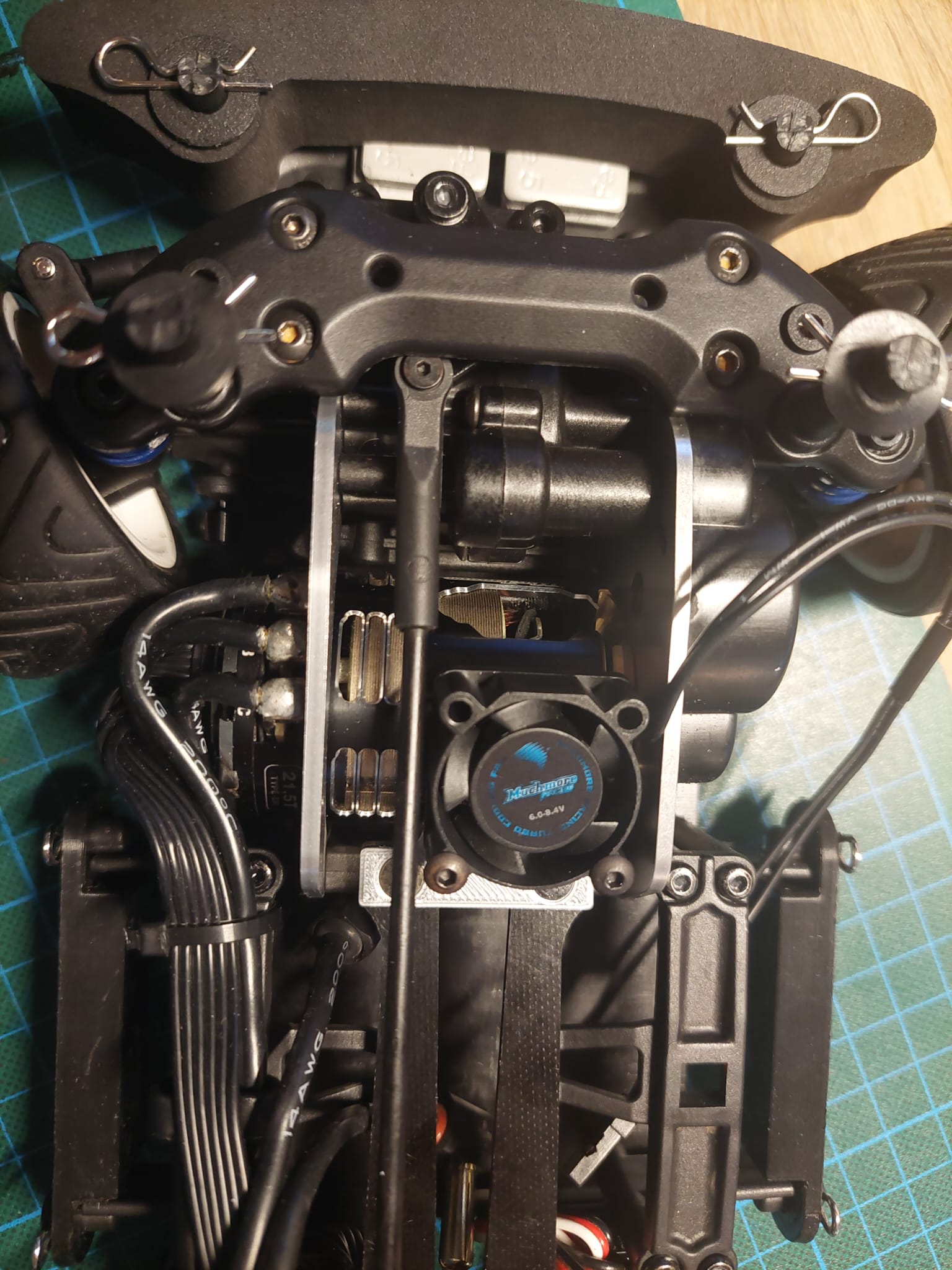 Gambado Fan Mount (cho ABC Sở thích với GFRP hoặc khung CFRP)