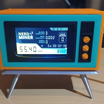 Vỏ TV Retro Cho NerdMiner V2