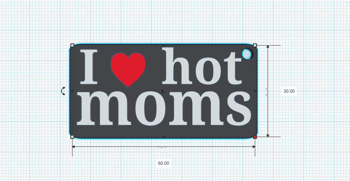 Móc Khóa "I Love Hot Moms" - Độc Đáo Cho Phái Mạnh